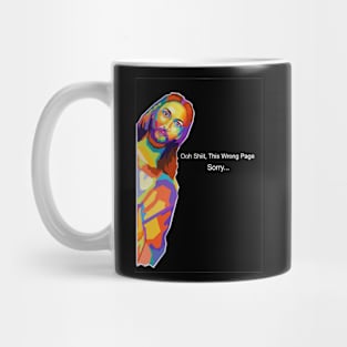 Jesus Memes Wpap Pop Art Mug